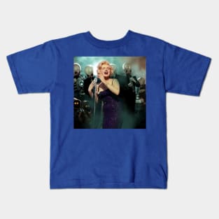 Marilyn Monroe and the UFOs Kids T-Shirt